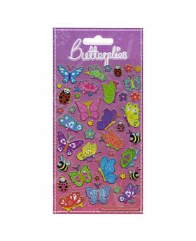 Happy Butterflies Foil Stickers