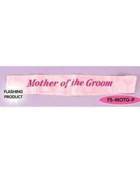 Mother of the Groom Flashing Sash