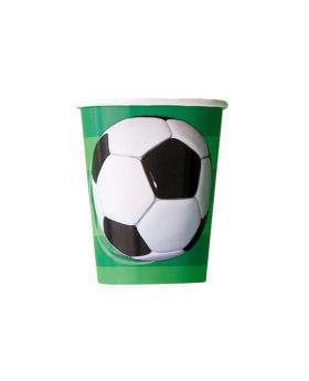 8 Football Party Cups