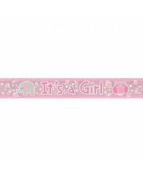 "It's a Girl" Foil Banner