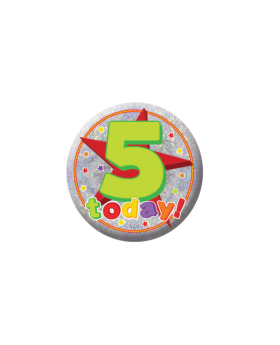 5 Today Birthday Badge