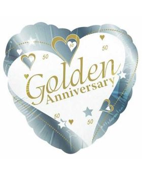 Golden Anniversary Foil Balloon
