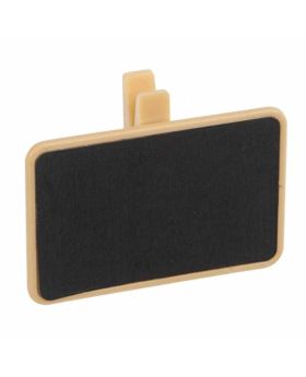 Chalkboard Food Sign Clips with chalk, pk4