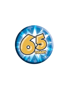 65 Today Birthday Badge