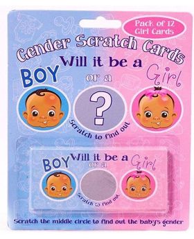 Scratch Girl Gender Reveal Game