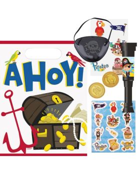 Ahoy Pirate Pre Filled Party Bag (no.1), Plastic