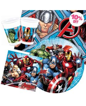 Mighty Avengers Party Tableware Pack for 8