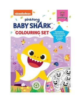 Baby Shark Colouring Set