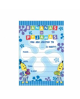 Bananas in Pyjamas Party Invites & Envelopes 20pk