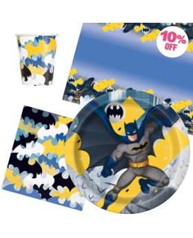 Batman Party Tableware Pack for 8
