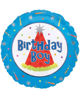 Birthday Boy Foil Balloon 18"