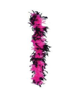 Black & Pink Feather Boa