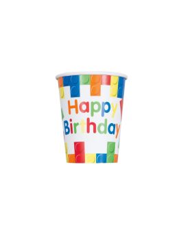 8 Building Blocks Party Cups
