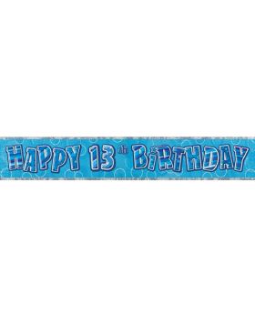 Blue Age 13 Party Banners