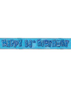 Blue Age 14 Party Banners