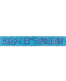 Blue Age 18 Party Banners