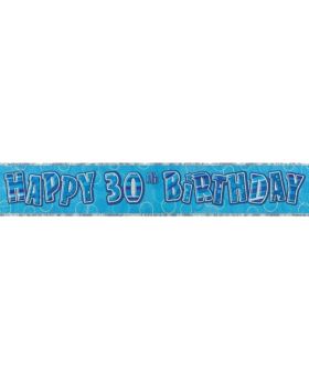Blue Age 30 Party Banners