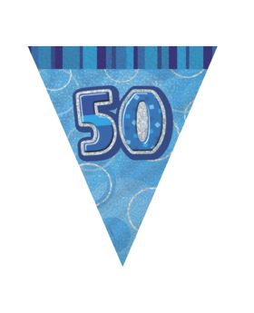 Blue 50th Birthday Party Decorations