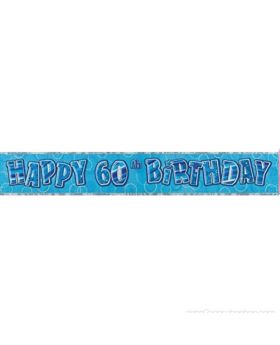 Blue Age 60 Party Banners