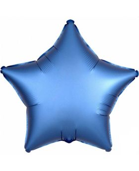 Azure Blue Star Foil Balloon