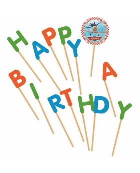 Disney Planes "Happy Birthday" Toothpick Candles