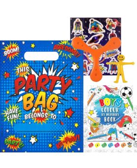 Boys Pre Filled Party Bag (no.2), Plastic