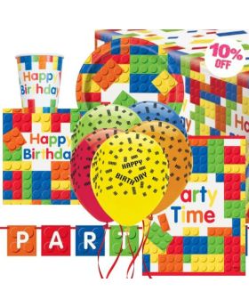 Building Blocks Party Ultimate Pack for 8