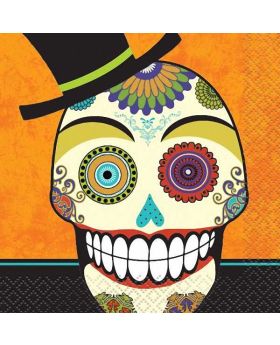 Day of the Dead Beverage Napkins pk16