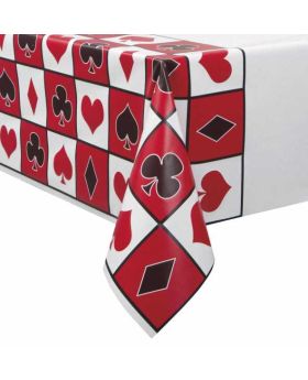 Casino Party Plastic Tablecover