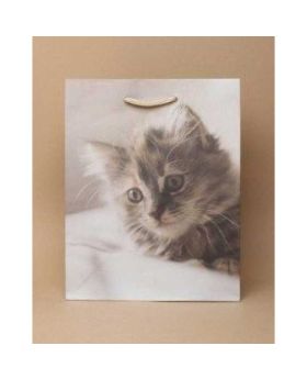 Cat Print Medium Gift Bag