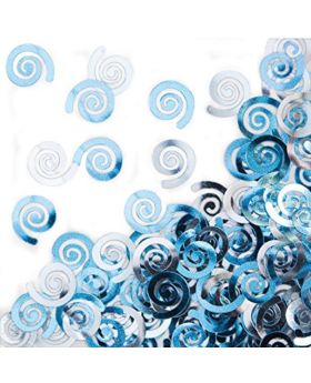 Classic Blue Swirls Confetti 14g