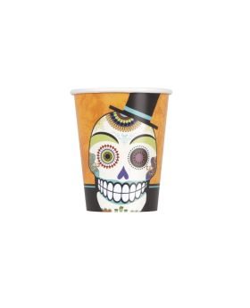 8 Day of the Dead Halloween Party Cups
