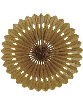Gold Tissue Paper Fan Decoration