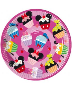 Disney D-Lish Party Plates 23cm, pk8