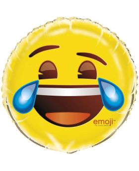 Crying Laughing Emoji Balloon Foil Balloon 18''