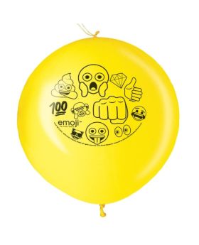 2 Emoji Punch Balloons