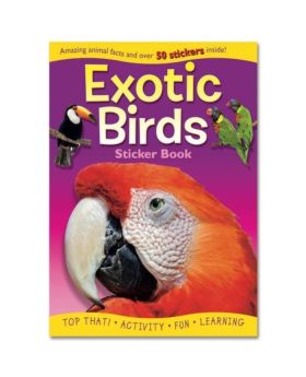 Exotic Birds Sticker Book
