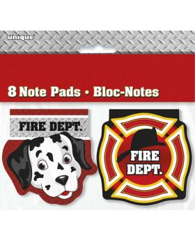 Fire Truck Notepads pk8