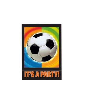 Championship Soccer Party Invitations, pk8