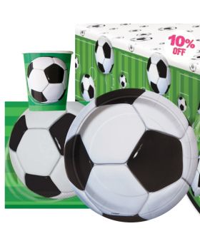 Football Party Tableware Pack for 8