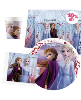 Disney Frozen 2 Party Tableware Pack for 8