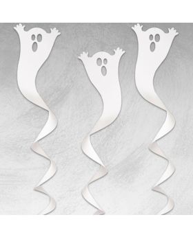 Ghost Spiral Hanging Decorations