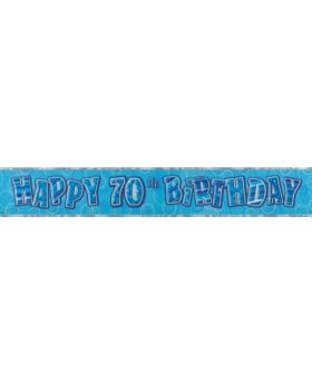 Blue Age 70 Party Banners