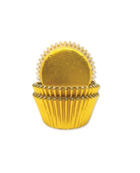 45 Gold Cupcake Cases