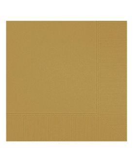 20 Gold Luncheon Napkins