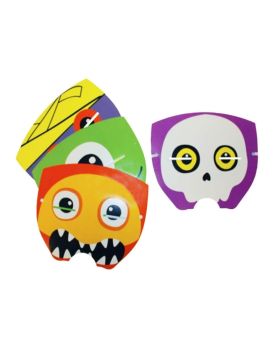 Halloween Boo Crew Paper Masks