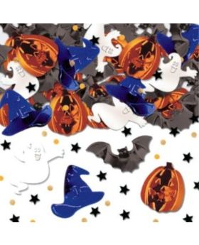 Halloween Scary Fun Embossed Confetti Mix