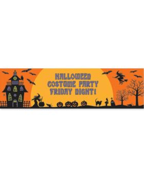 Halloween Personalised Giant Sign Banner
