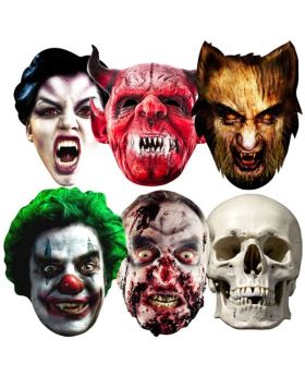Halloween Party Masks, pk6