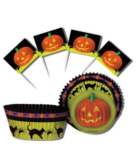 Halloween Pumpkin Cupcake Kit